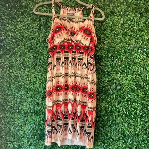 Faux halter dress